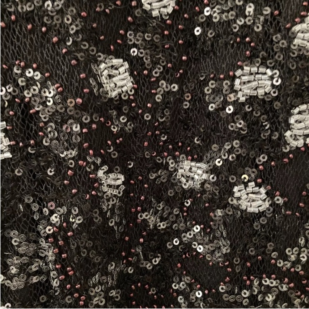 Zara Limited Edition Black  Midi Embellished dress.  NWOT size M/L - Picture 12 of 16